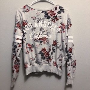 Floral long sleeve top